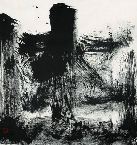 幽-文字系列90cm×90cm 2005年